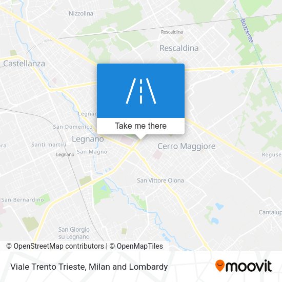 Viale Trento Trieste map