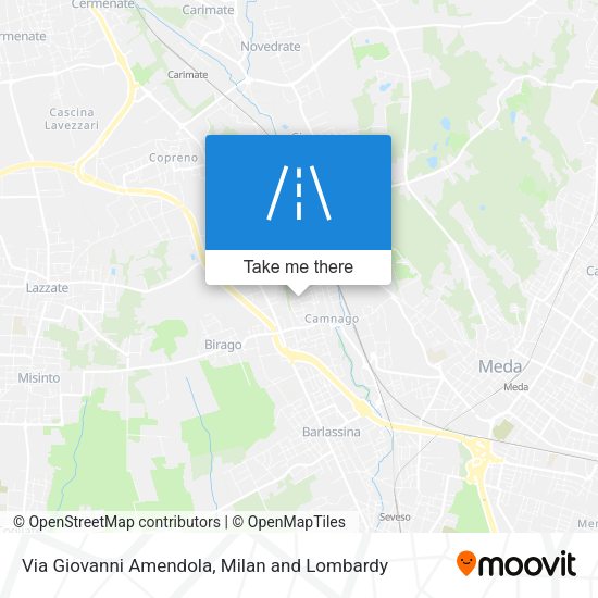 Via Giovanni Amendola map