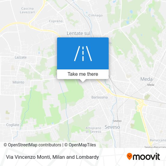 Via Vincenzo Monti map