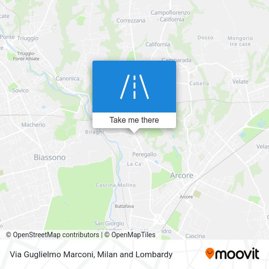 Via Guglielmo Marconi map