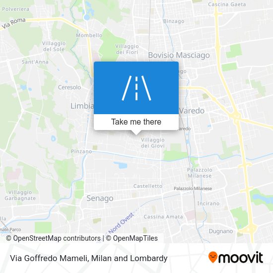 Via Goffredo Mameli map