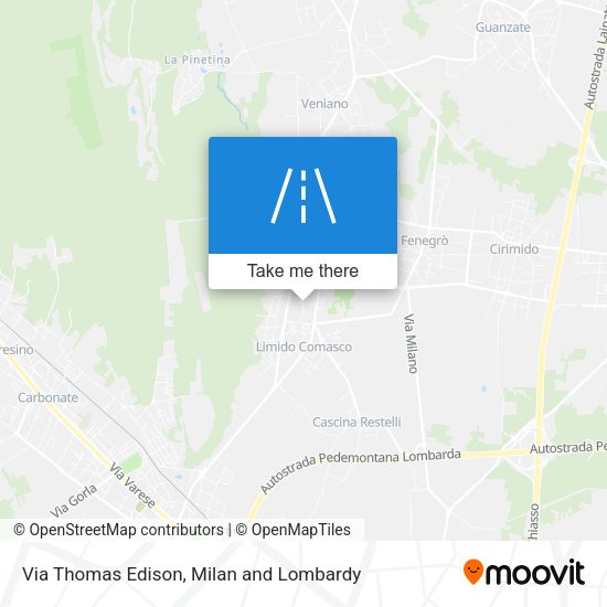Via Thomas Edison map