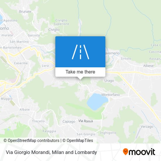 Via Giorgio Morandi map