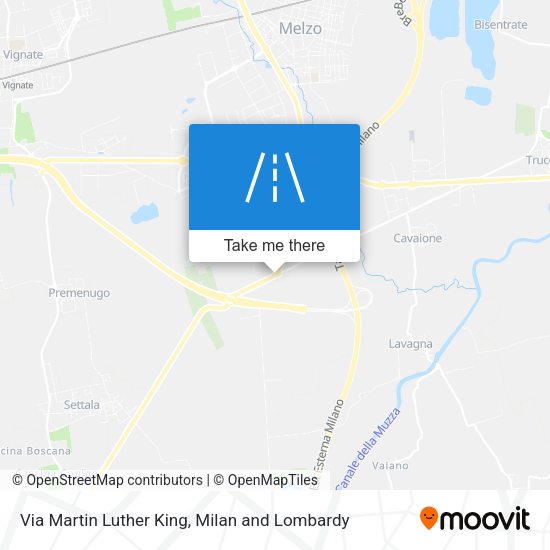 Via Martin Luther King map