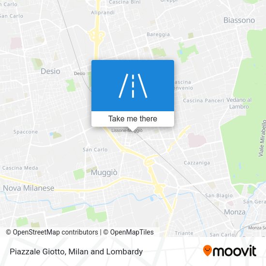 Piazzale Giotto map