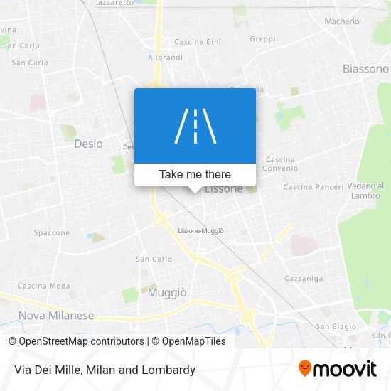 Via Dei Mille map