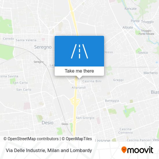 Via Delle Industrie map
