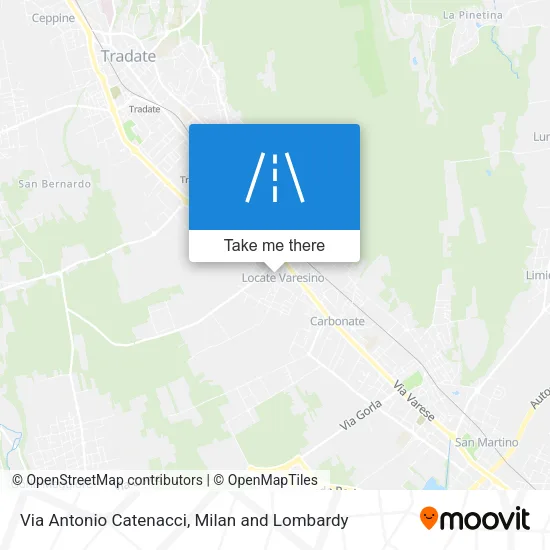 Via Antonio Catenacci map