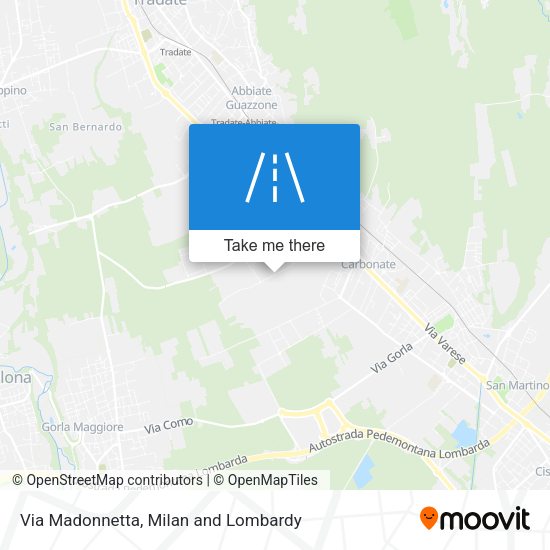 Via Madonnetta map