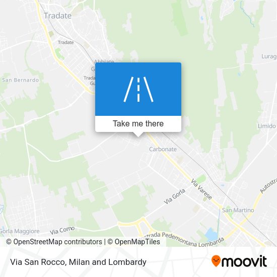 Via San Rocco map