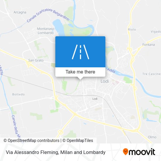Via Alessandro Fleming map