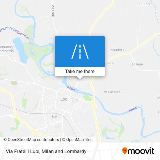 Via Fratelli Lupi map