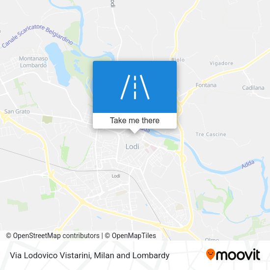 Via Lodovico Vistarini map