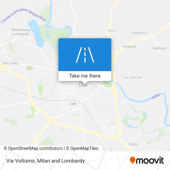 Via Volturno map
