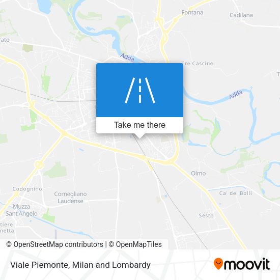 Viale Piemonte map
