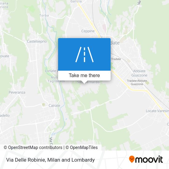 Via Delle Robinie map