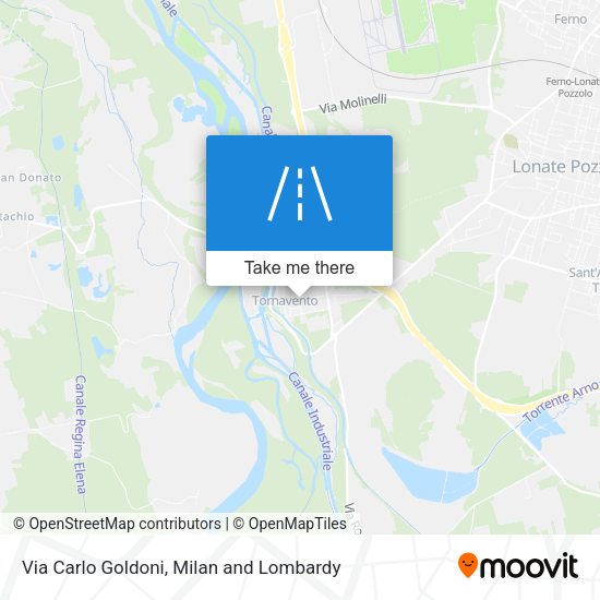 Via Carlo Goldoni map