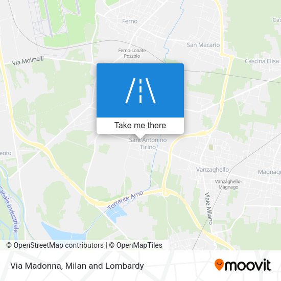 Via Madonna map