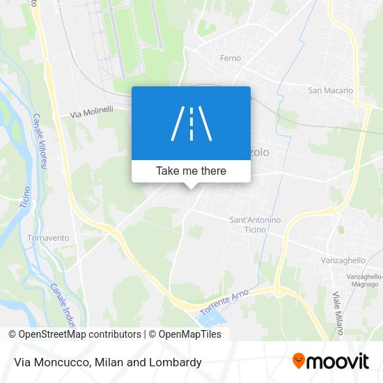 Via Moncucco map