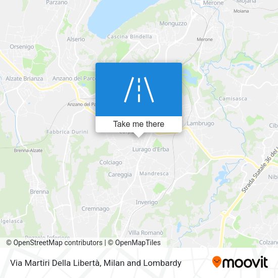 Via Martiri Della Libertà map