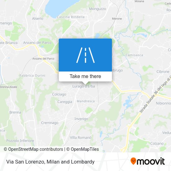 Via San Lorenzo map