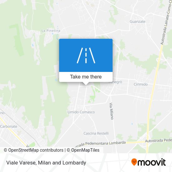Viale Varese map