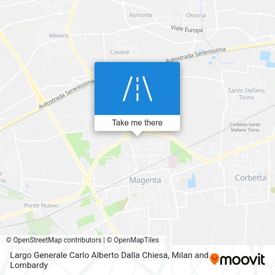 Largo Generale Carlo Alberto Dalla Chiesa map