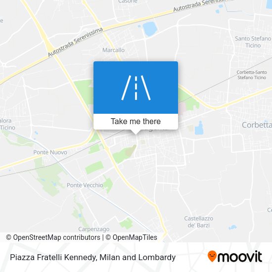 Piazza Fratelli Kennedy map