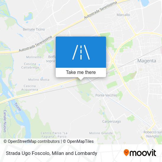 Strada Ugo Foscolo map