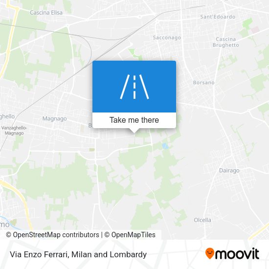 Via Enzo Ferrari map