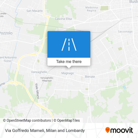 Via Goffredo Mameli map
