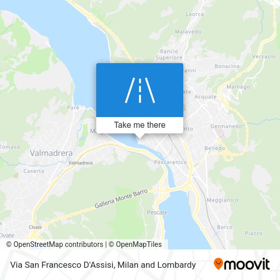 Via San Francesco D'Assisi map