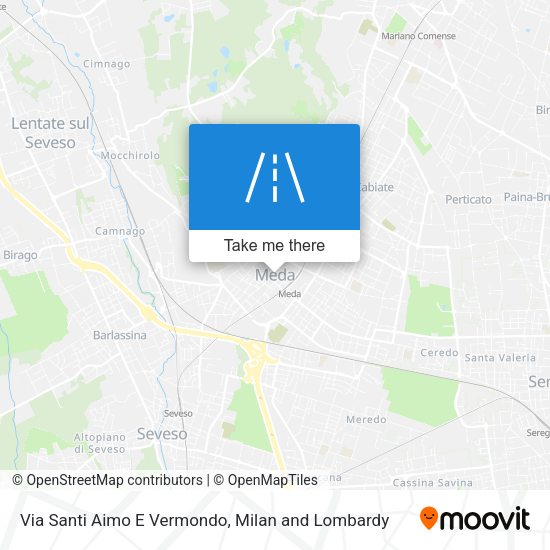 Via Santi Aimo E Vermondo map