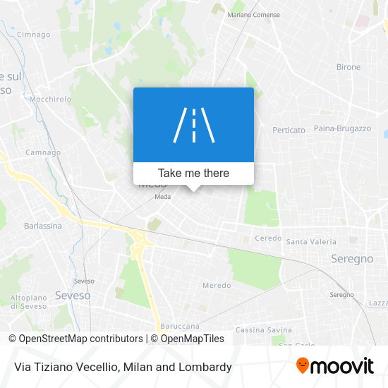 Via Tiziano Vecellio map