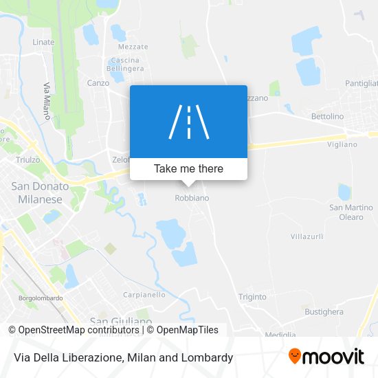 Via Della Liberazione map