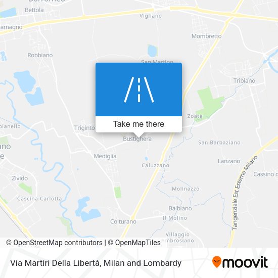 Via Martiri Della Libertà map