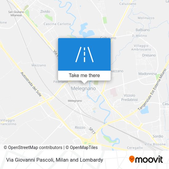 Via Giovanni Pascoli map