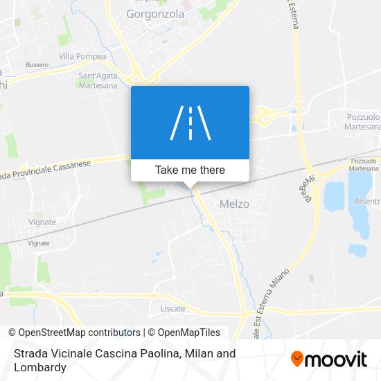 Strada Vicinale Cascina Paolina map
