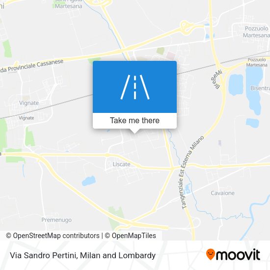 Via Sandro Pertini map