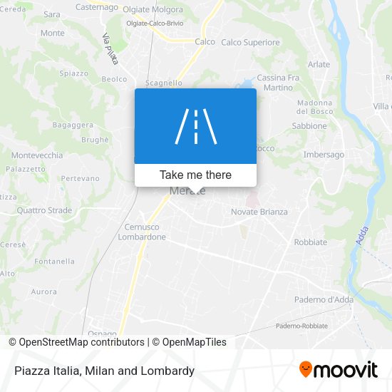 Piazza Italia map