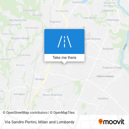 Via Sandro Pertini map