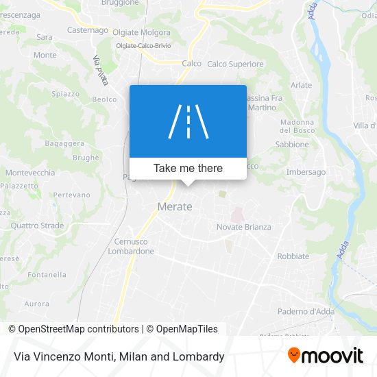Via Vincenzo Monti map