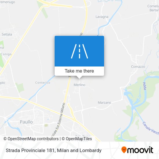 Strada Provinciale 181 map
