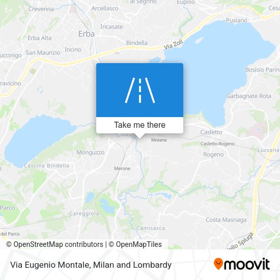 Via Eugenio Montale map