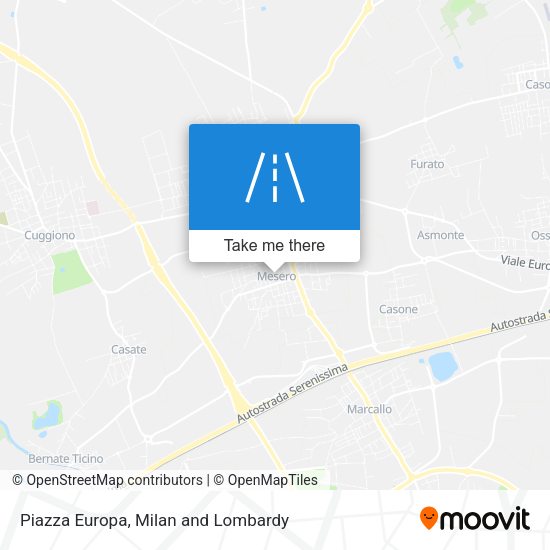 Piazza Europa map