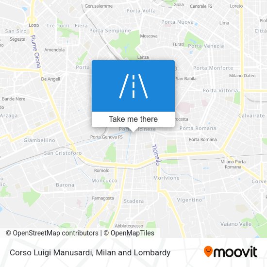 Corso Luigi Manusardi map