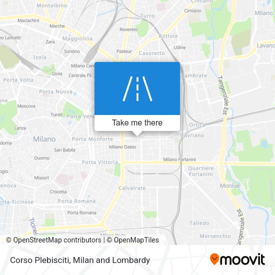 Corso Plebisciti map