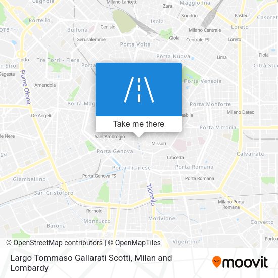 Largo Tommaso Gallarati Scotti map