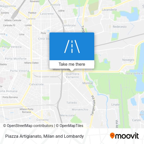 Piazza Artigianato map