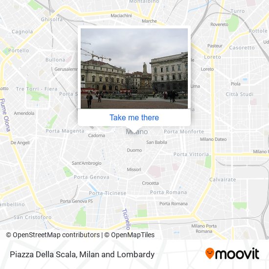 Piazza Della Scala map